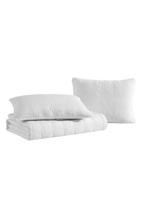 Floral Trellis Quilt & Sham Set