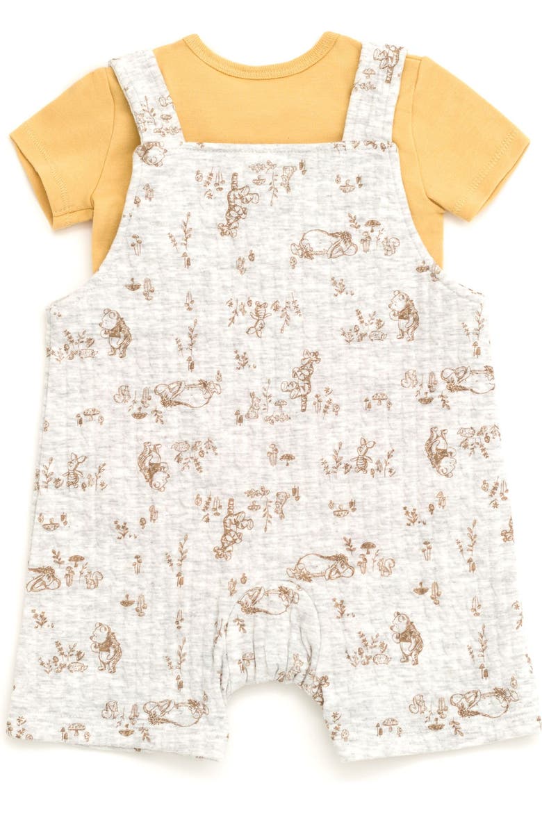 Winnie the Pooh 2-Piece Bodysuit and Shortall Set, Alternate, color, Winnie the Pooh Yellow