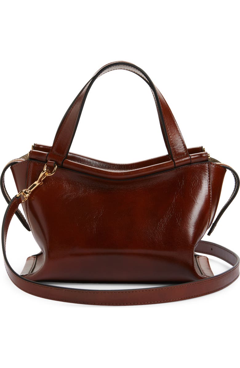 Wandler Ida Leather Top Handle Bag, Alternate, color, Palissander Glaze 1775