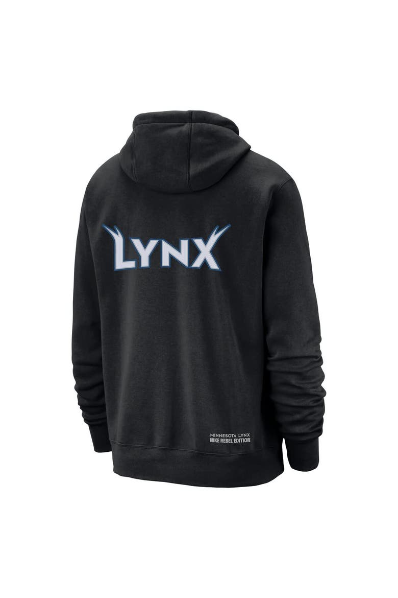 Unisex Nike Black Minnesota Lynx Standard Issue Rebel Edition Hoodie, Alternate, color, Black