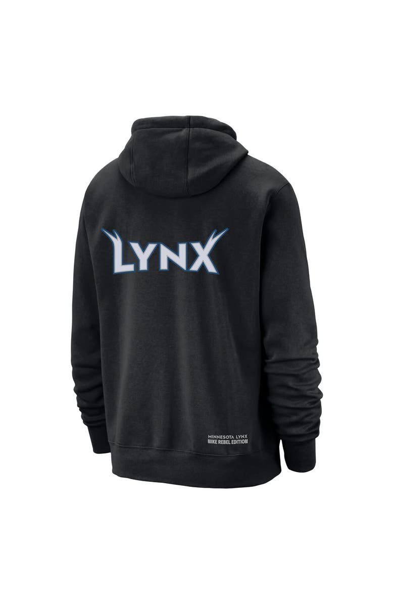 Nike Unisex Nike Black Minnesota Lynx Standard Issue Rebel Edition Hoodie, Alternate, color, Black