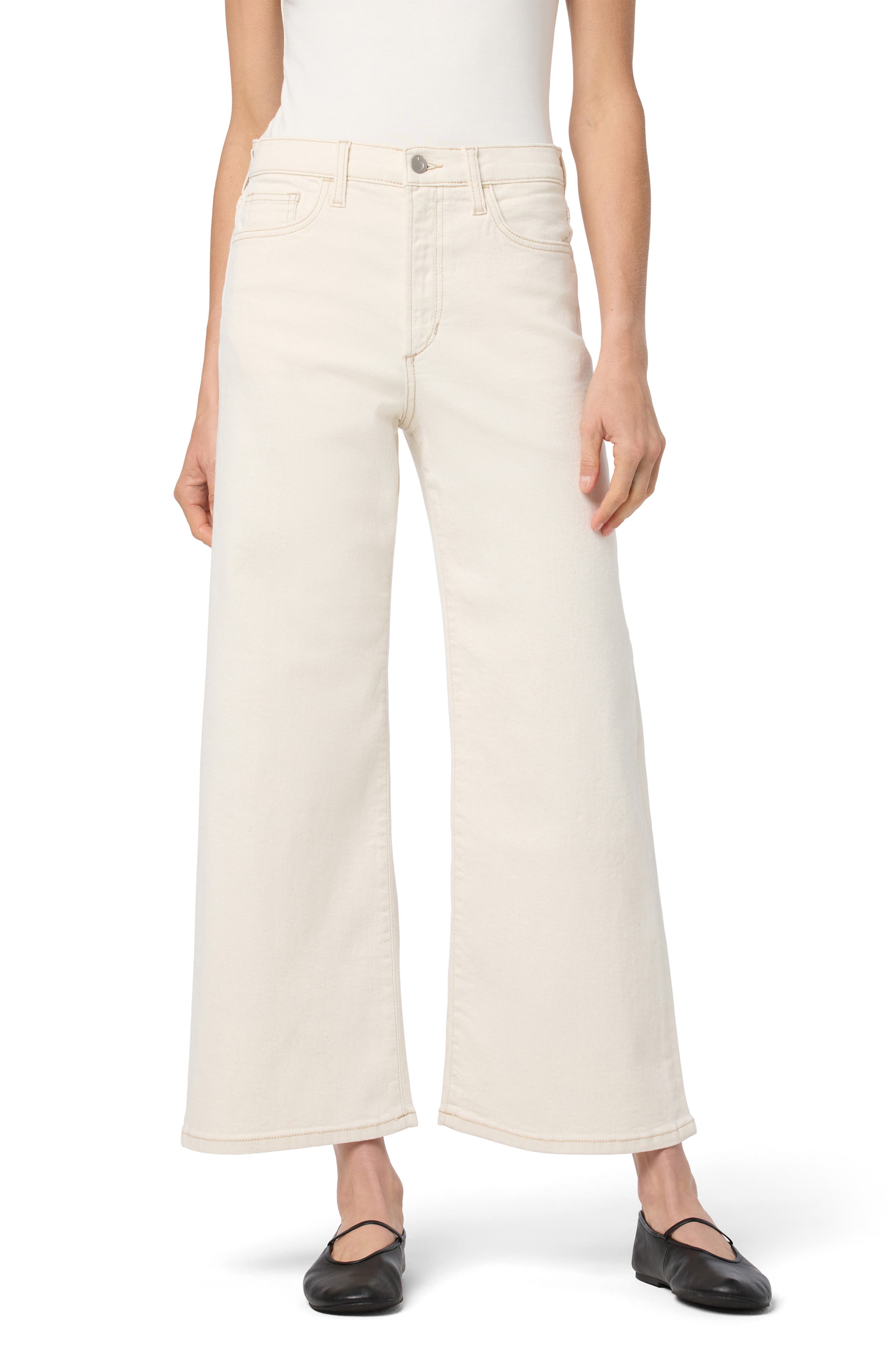 Joe's High Waist Ankle Wide Leg Jeans