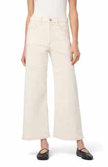 Joe's High Waist Ankle Wide Leg Jeans