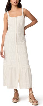 PAIGE Kelli Lace Sleeveless Maxi Dress