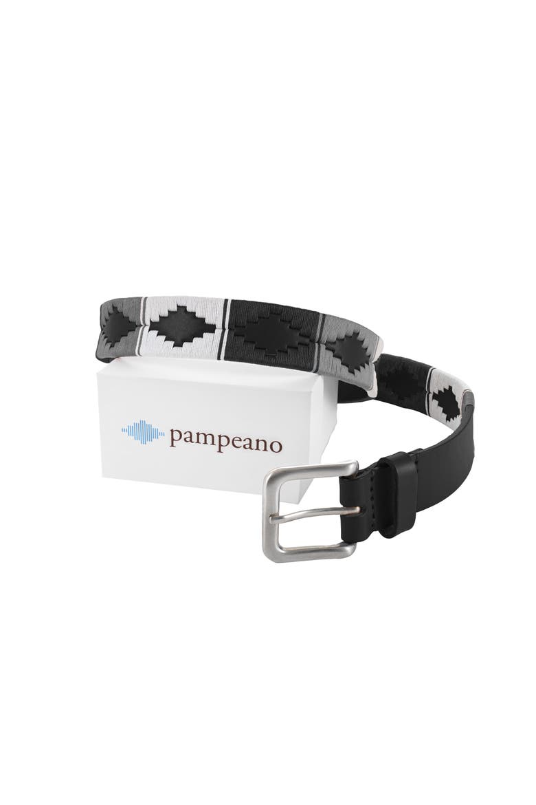 Nieve Belt, Main, color, Black/White/Light grey/Black