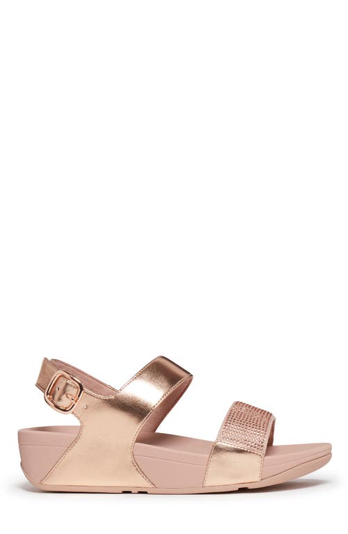 Fitflop Lulu Crystal Slingback Sandal In Gold