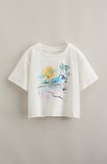 Treasure & Bond Kids' Crop Cotton Graphic T-Shirt