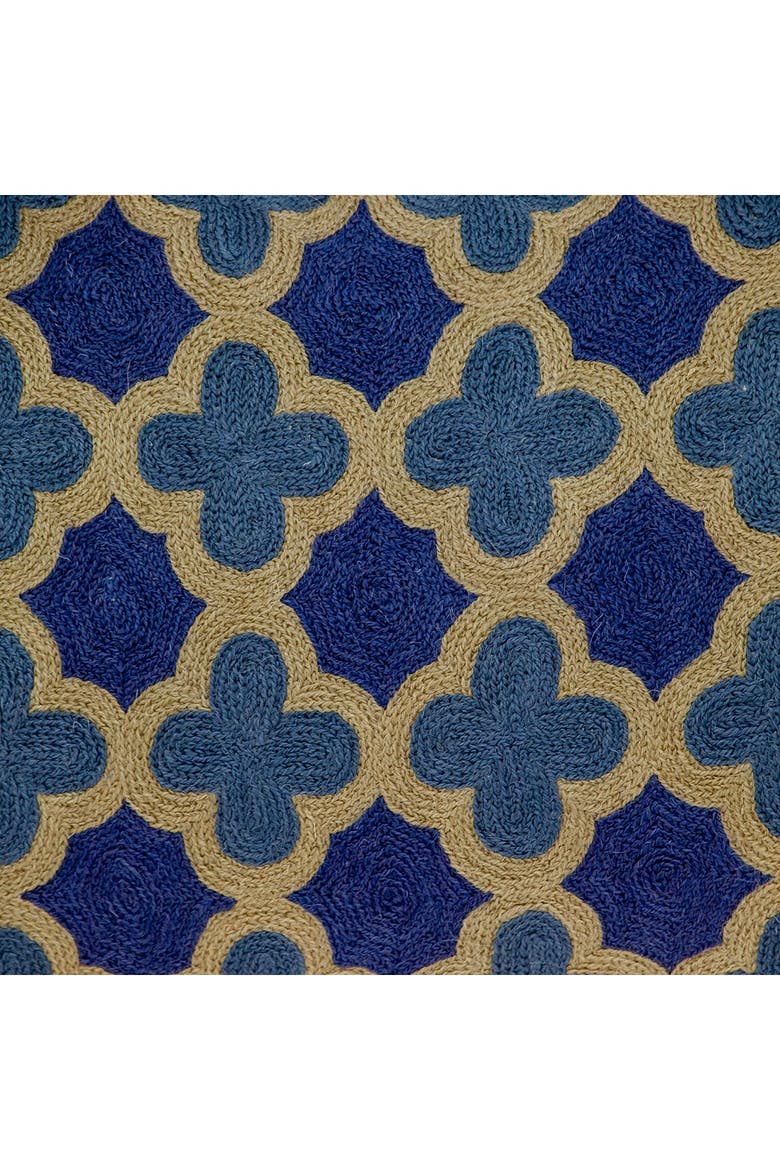 Calix Blue Throw Pillow, Alternate, color, BLUE