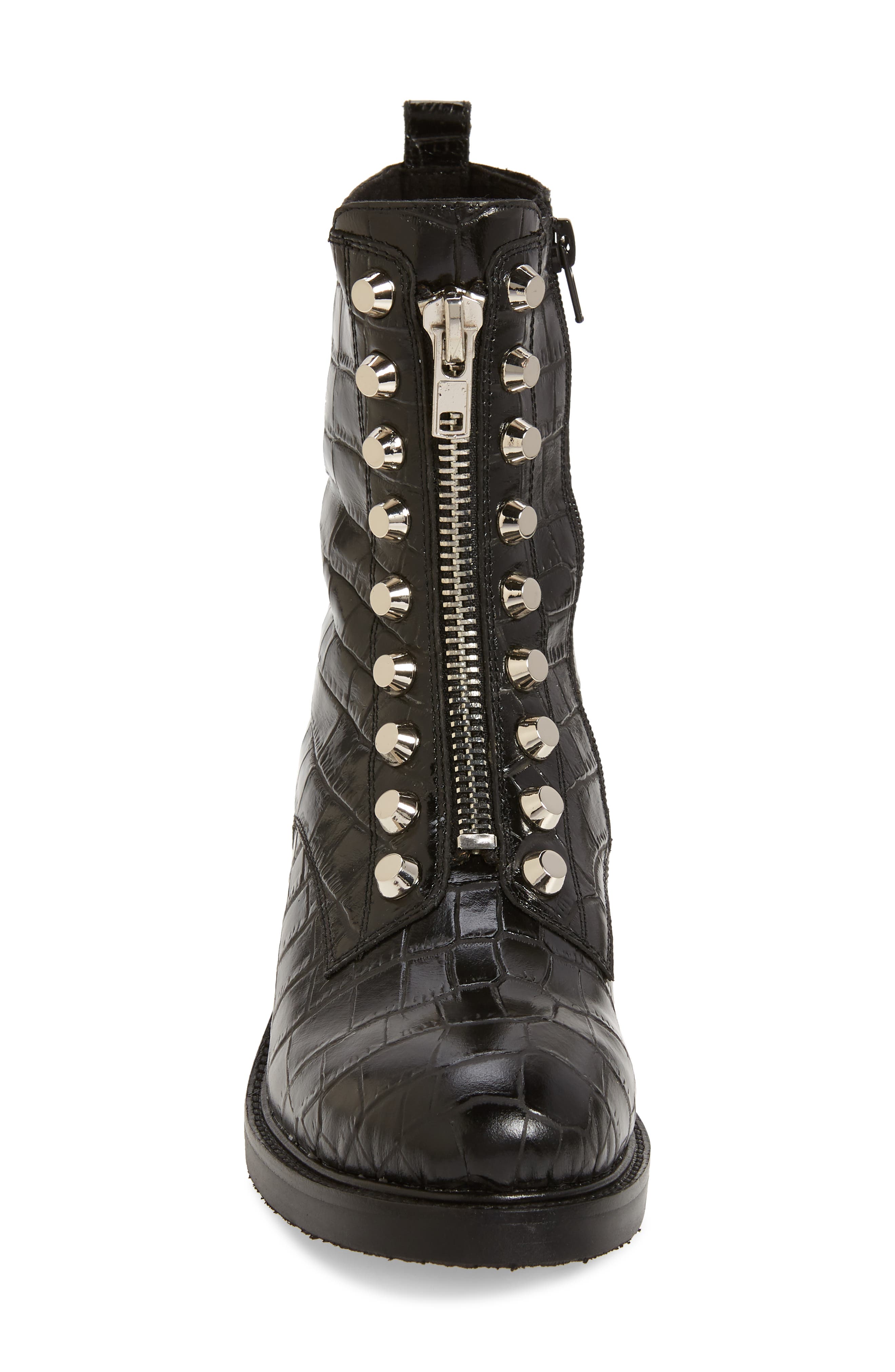 Jeffrey Campbell Tonette Studded Zip Boot, Alternate, color, 