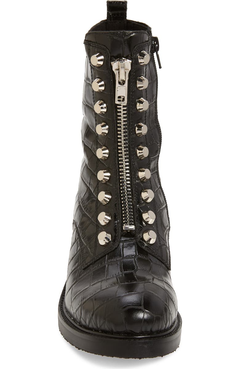 Jeffrey Campbell Tonette Studded Zip Boot, Alternate, color,
