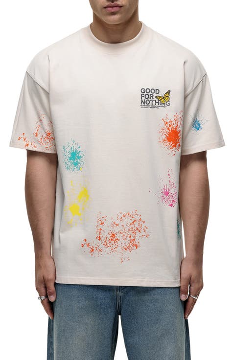 Pigment Paint Cream T-shirt