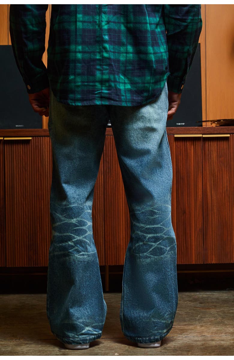 SAINT PERRY Devani Westside Flare Denim, Alternate, color, Blue
