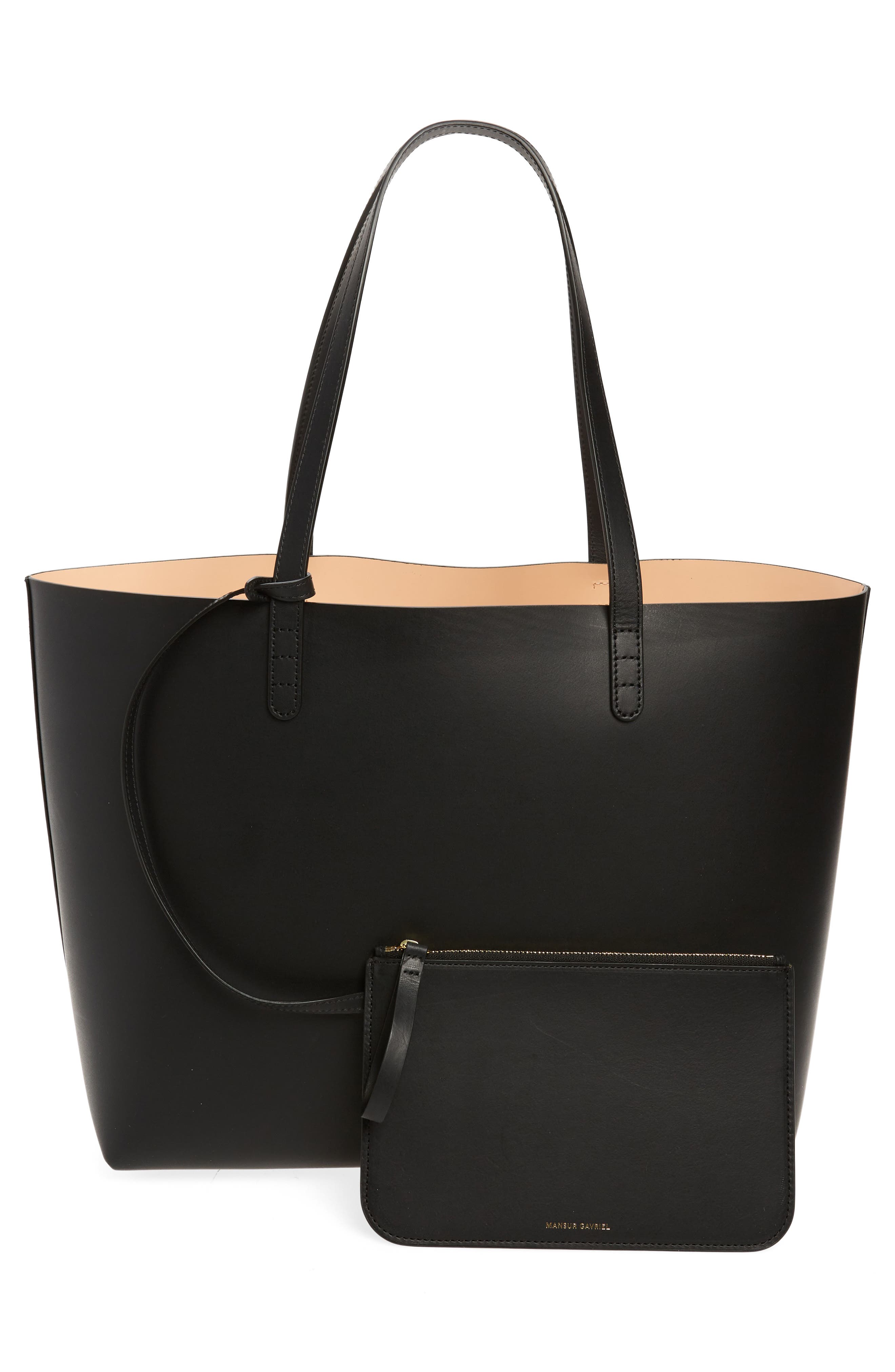 Mansur Gavriel Large Leather Tote, Alternate, color, 