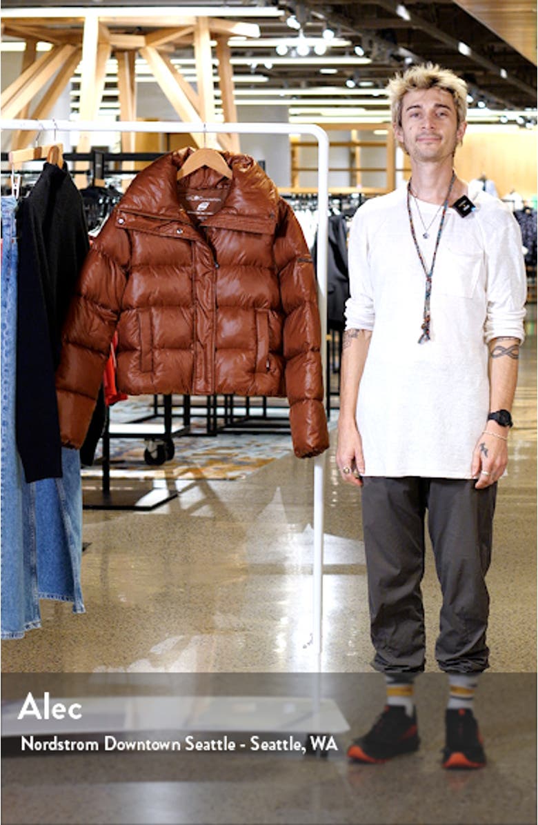 Water Resistant Crop Puffer Jacket, sales video thumbnail