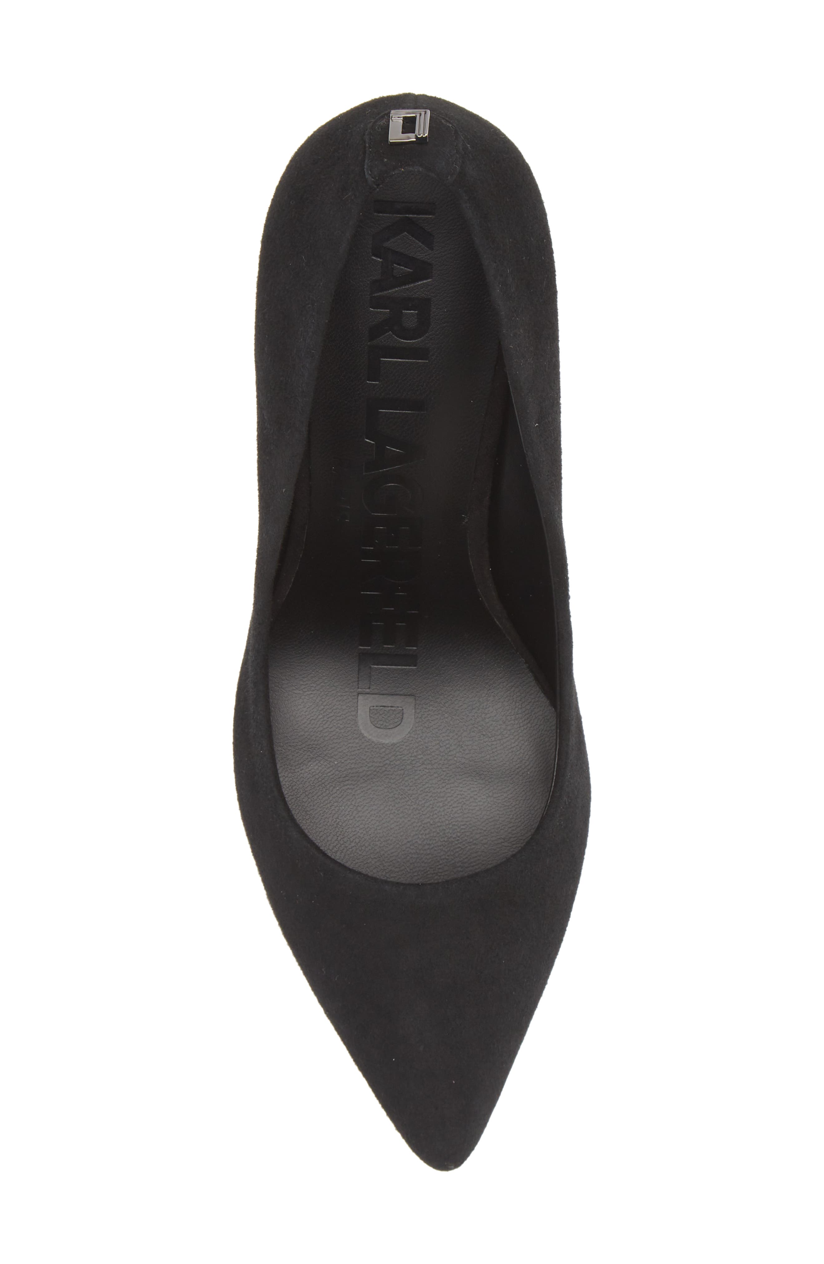 KARL LAGERFELD PARIS Royale Pointed Toe Pump, Alternate, color, 