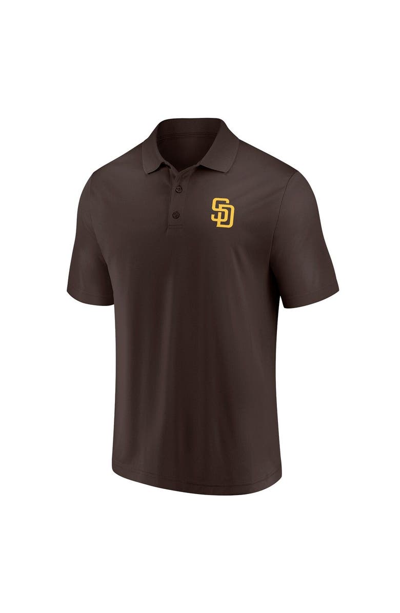 FANATICS Men's Fanatics Branded Brown/Gold San Diego Padres Dueling Logos Polo Combo Set, Alternate, color, Brown