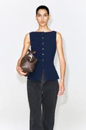 COS Cotton-blend Crepe Vest