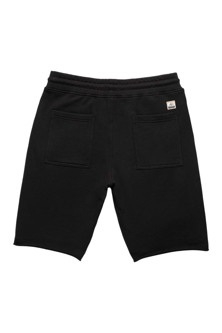 Sailor Drawstring Terry Short, Alternate, color, Black