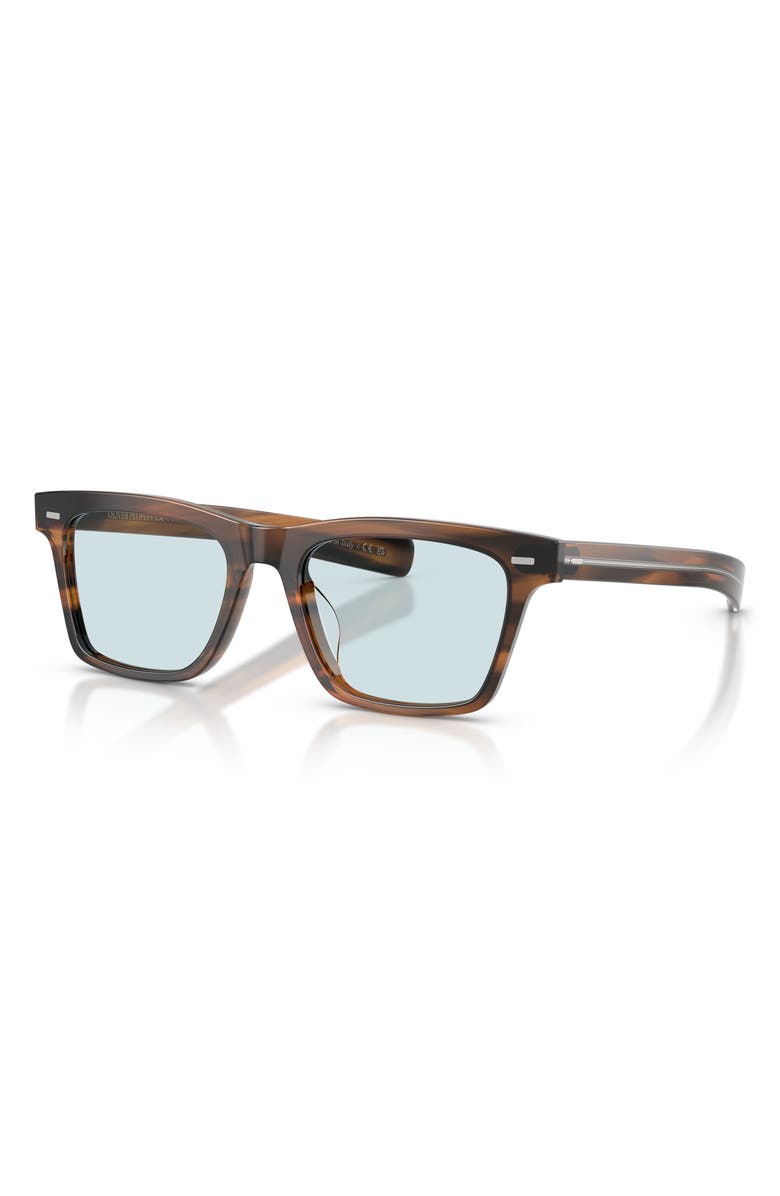 Oliver Peoples Maestro 51mm Pillow Sunglasses, Alternate, color, Tuscany Tortoise / Sky Blue