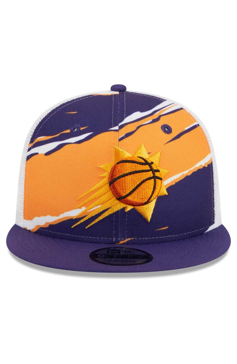 New Era Men's New Era Purple/White Phoenix Suns Tear Trucker 9FIFTY Adjustable Hat, Alternate, color, Purple