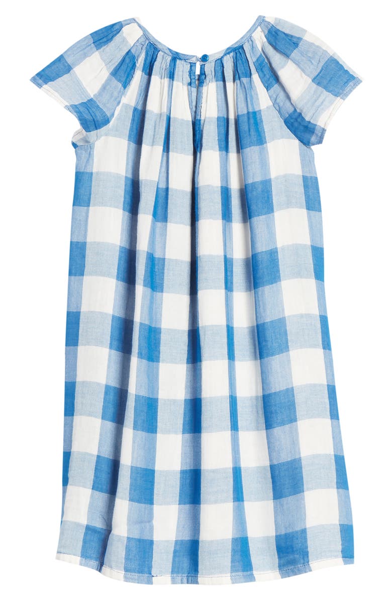 Tucker + Tate Spring Time Gingham Check Flutter Sleeve Dress, Alternate, color, 