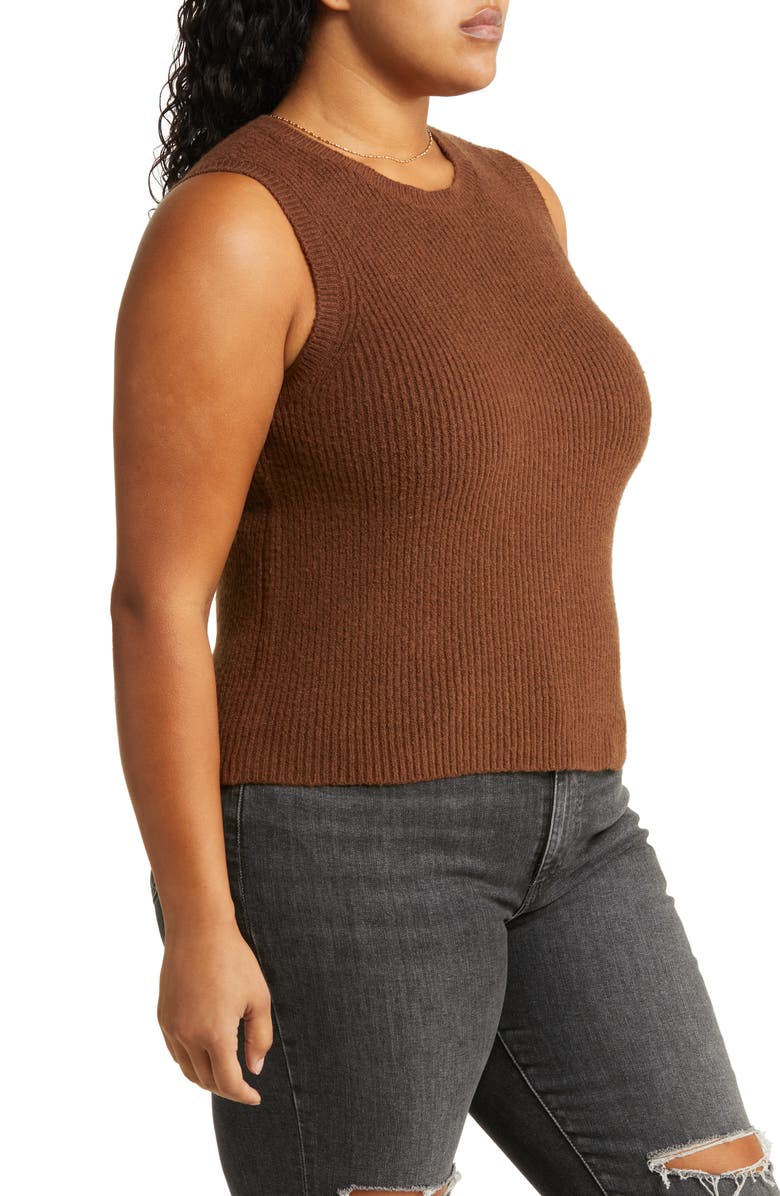 Treasure & Bond Shrunken Sweater Vest, Alternate, color, 