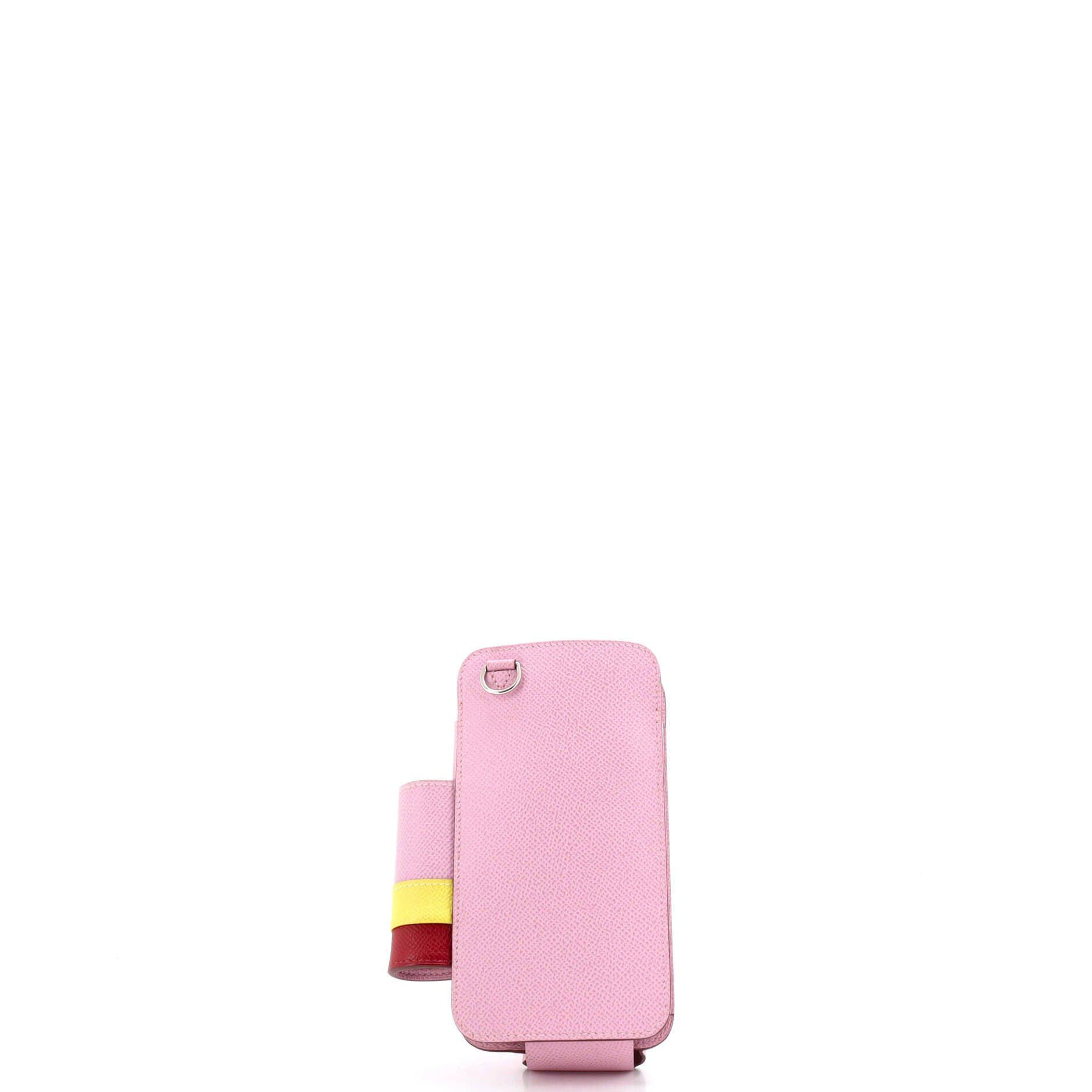 Pre-Owned Hermes Hermesway Phone Case Crossbody Bag Epsom, Alternate, color, Mauve Sylvestre