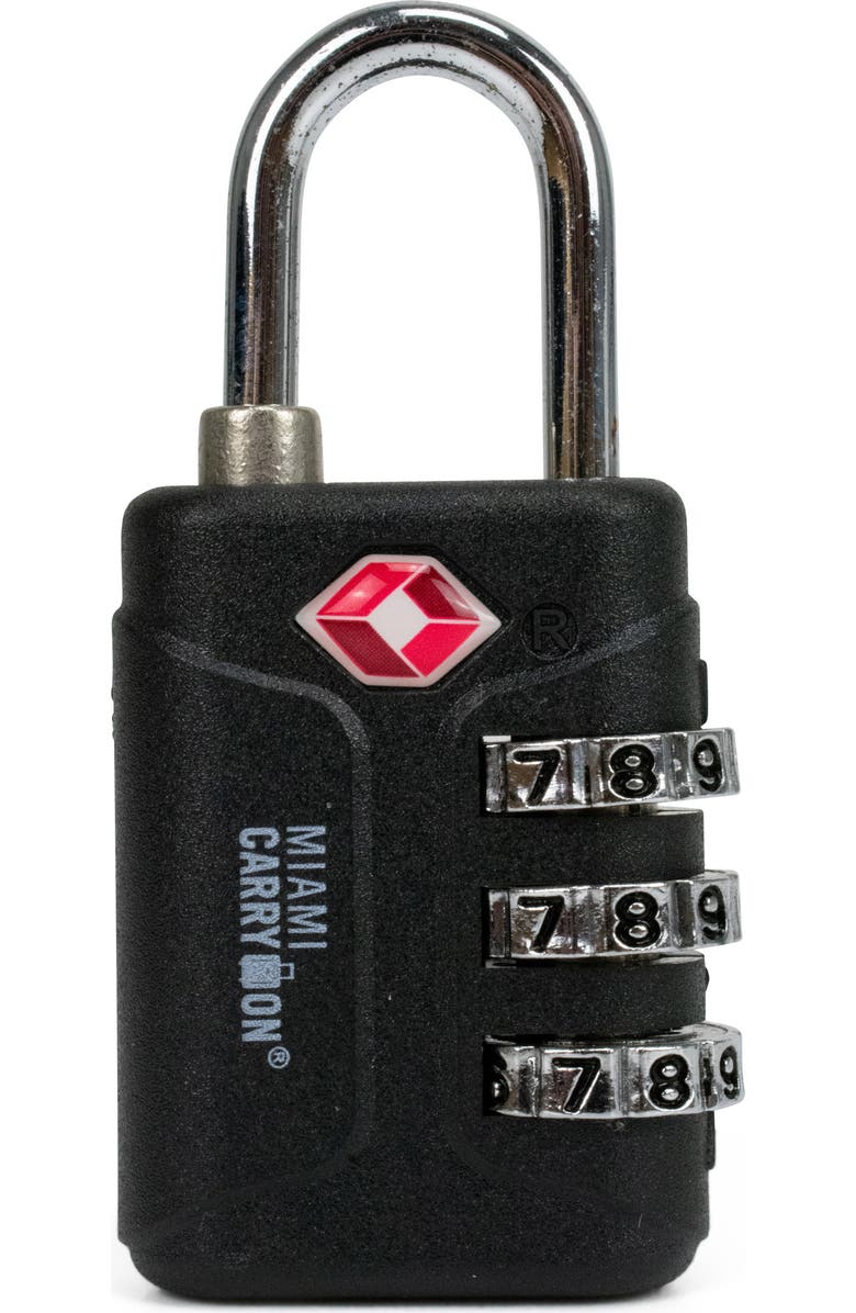 Miami Carry On Essential Organizational 8 Piece Travel Kit, Alternate, color, Black