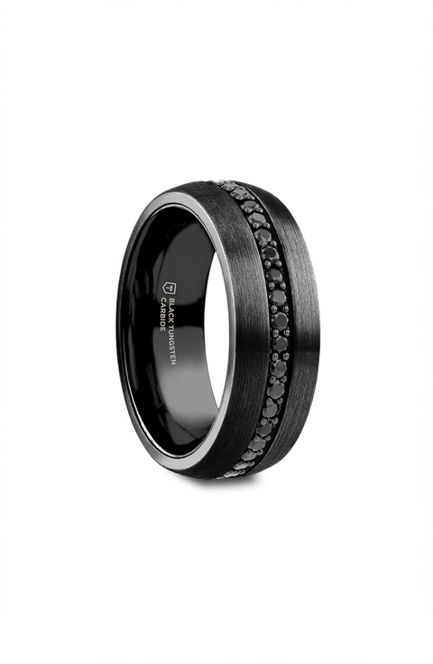 Valiant Sapphire Tungsten Ring