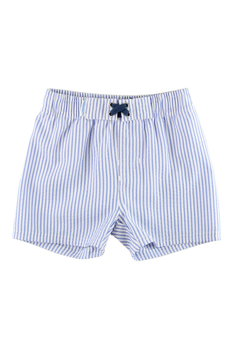 Kids' Seersucker Stripe Swim Trunks, Main, color, BLUE