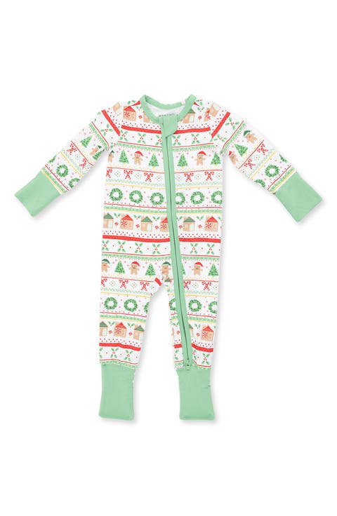 Gingerbread Fair Isle Union Suit
