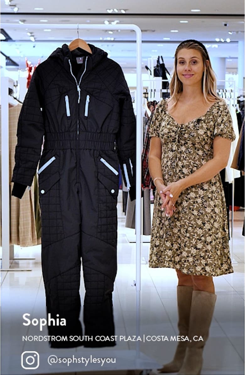 All Prepped Quilted Waterproof Snowsuit with Removable Hood, sales video thumbnail