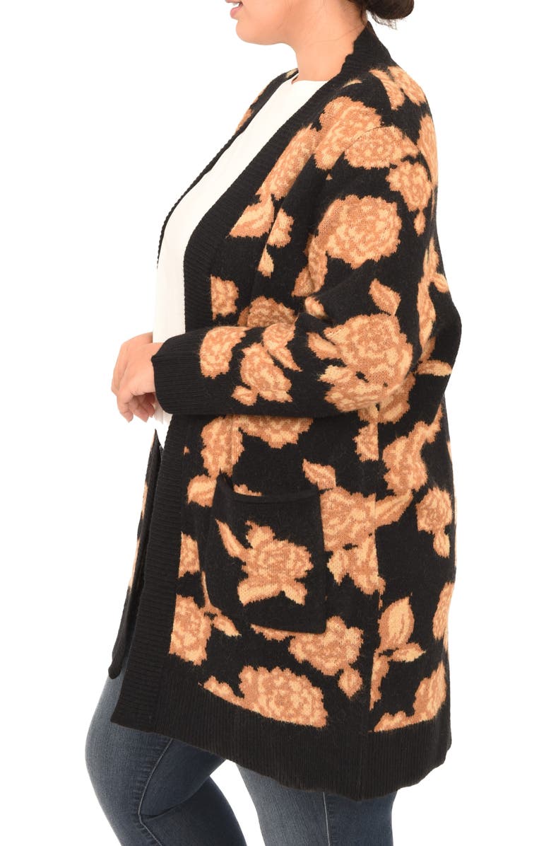 Daniel Rainn Floral Cardigan, Alternate, color, 