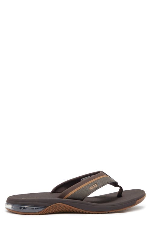 Reef Anchor Flip-flop Sandal In Brown/gum
