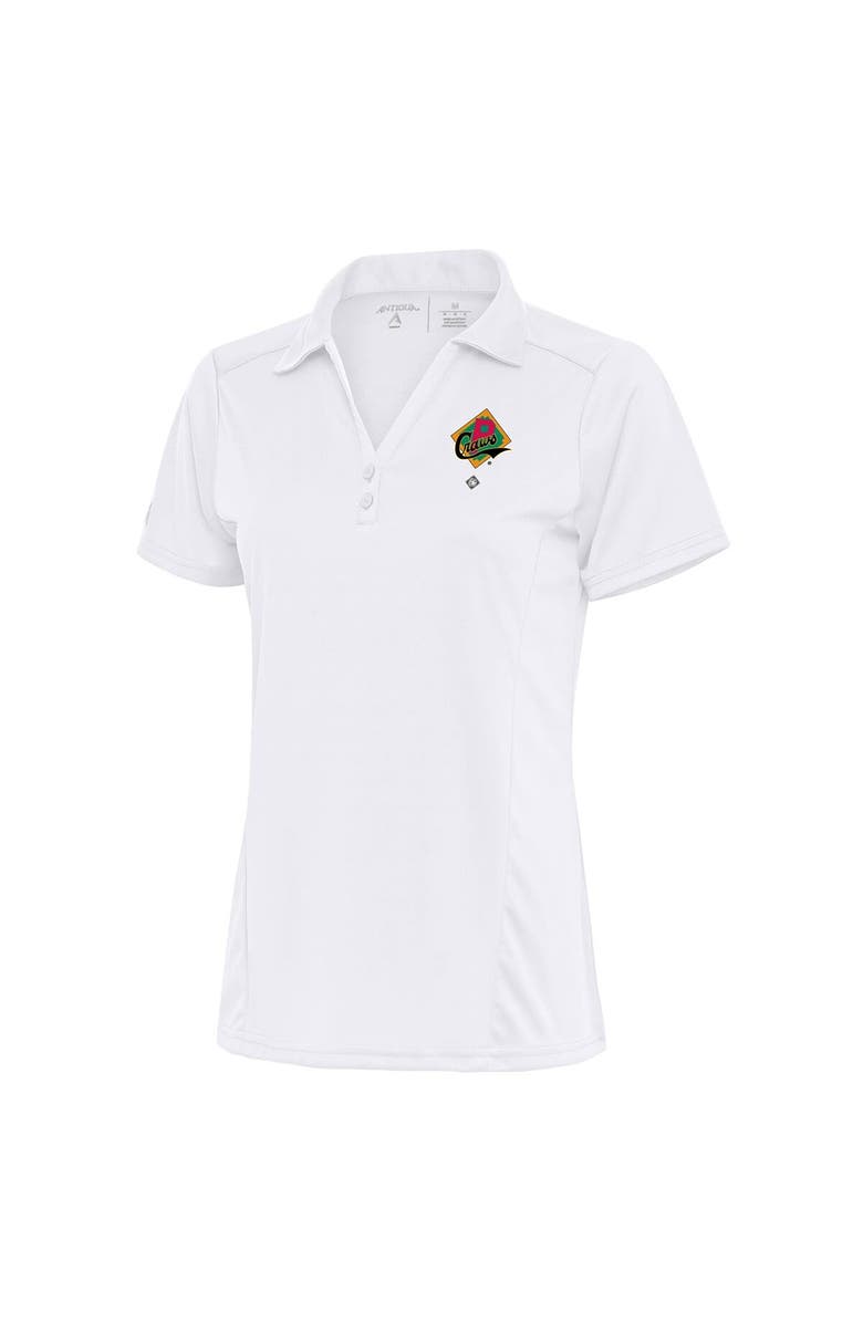 ANTIGUA Women's Antigua White Pittsburgh Crawfords Tribute Polo, Main, color, 