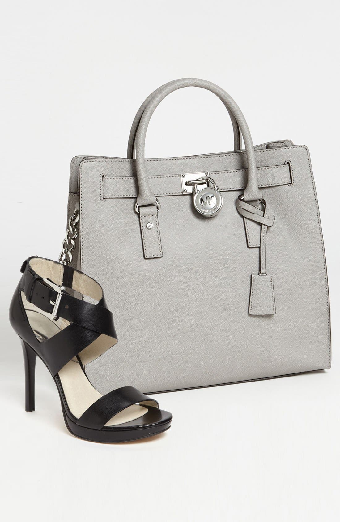 'Josephine' Sandal, Alternate, color, BLACK