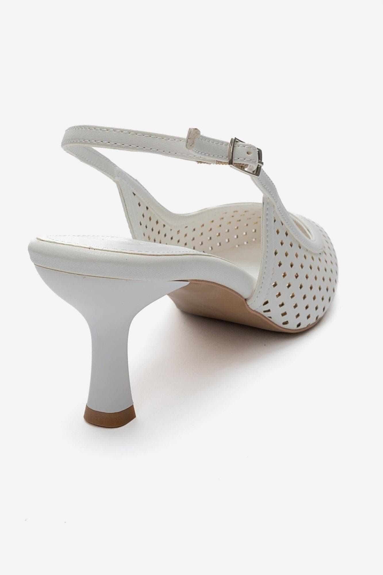 Uvien Stiletto Slingback Pump, Alternate, color, White
