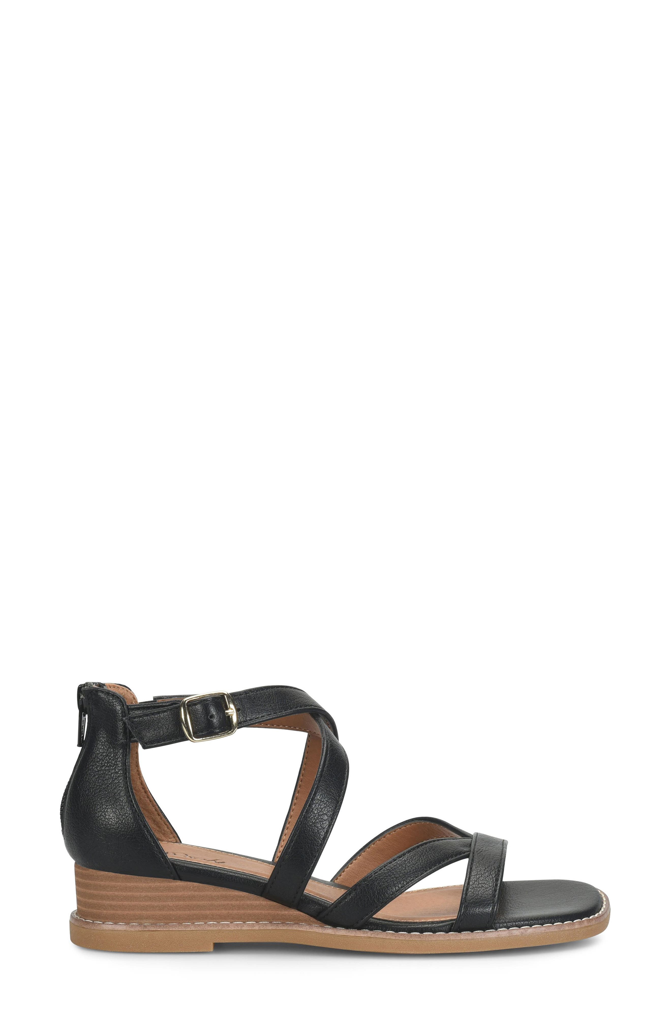 EUROSOFT Mysti Sandal, Alternate, color, Black