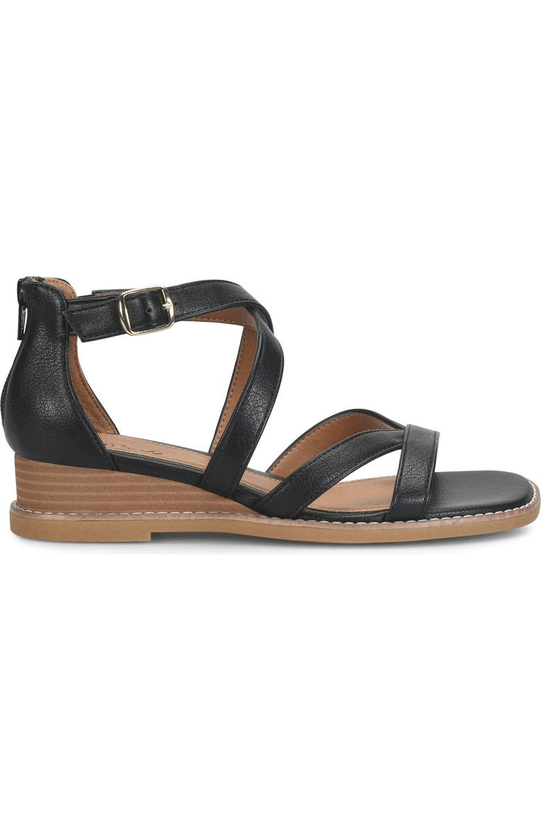 EUROSOFT Mysti Sandal, Alternate, color, Black
