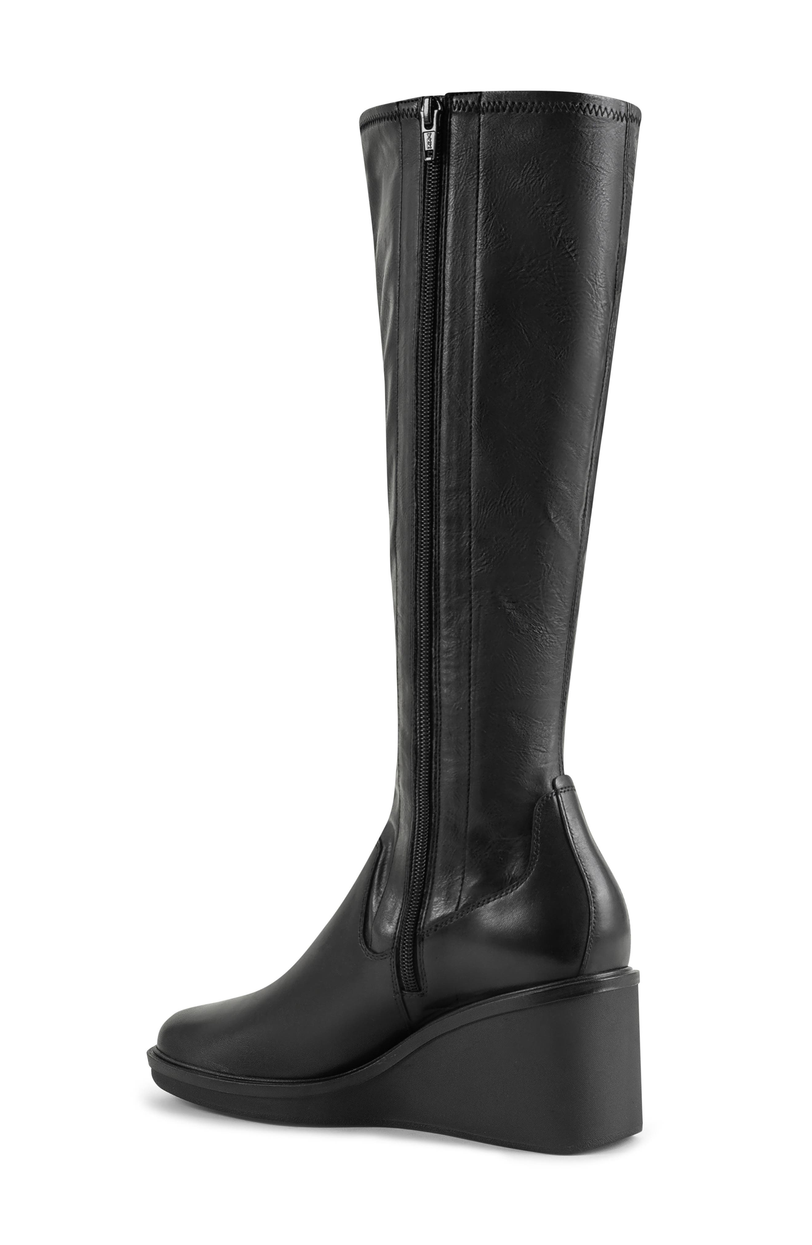Vagabond Shoemakers Deena Platform Wedge Knee High Boot, Alternate, color, Black