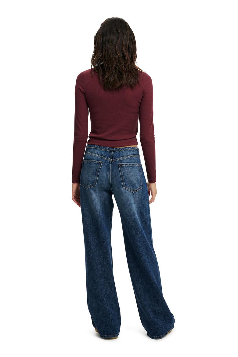Women's Lyocell Wide Pant, Alternate, color, Grotto Blue