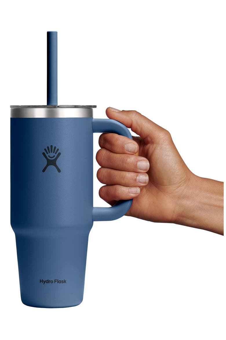24 Ounce Travel Tumbler, Alternate, color, HARBOR BLUE