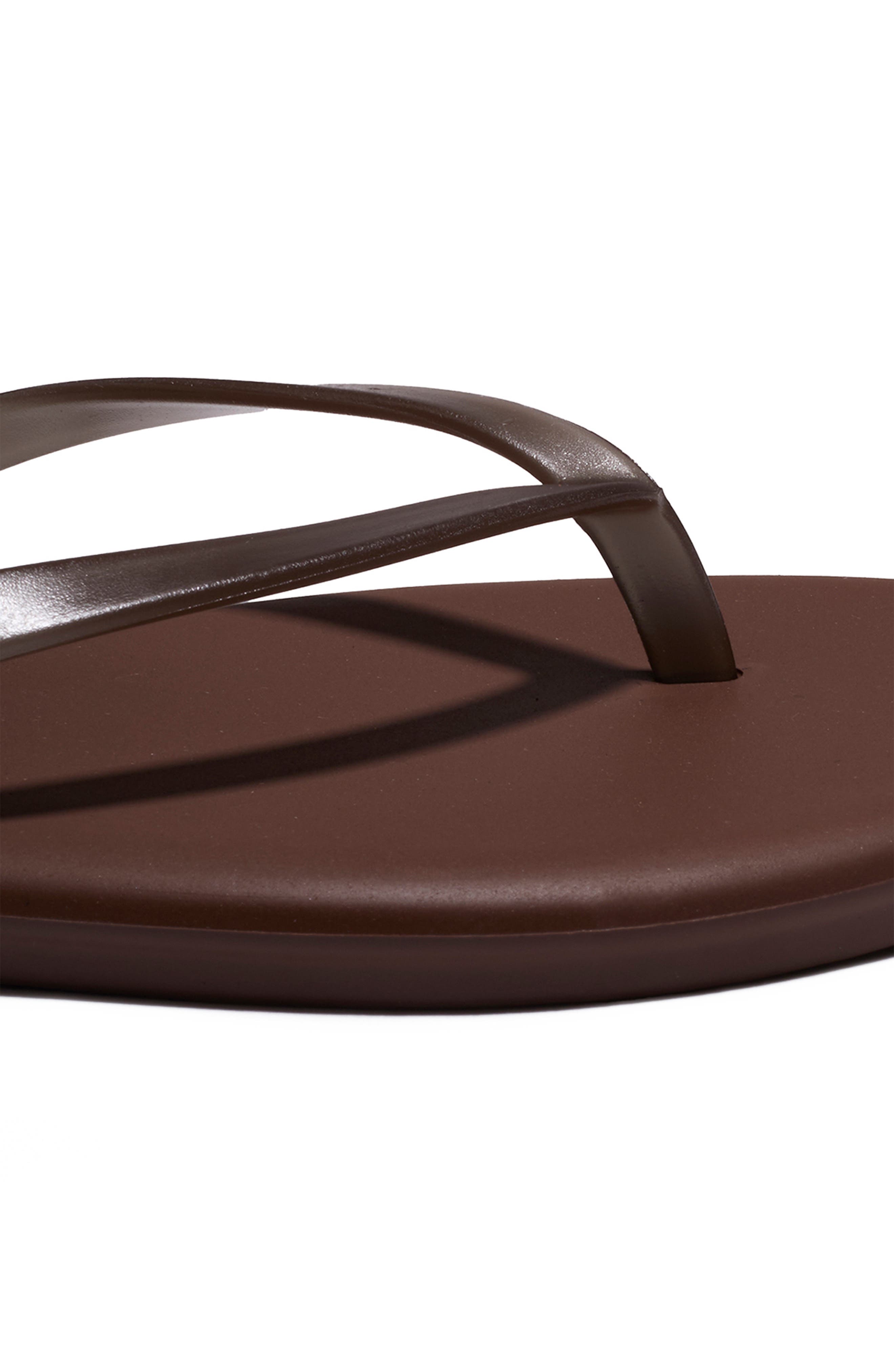 Aqua Waterproof Flip Flop, Alternate, color, BRUN