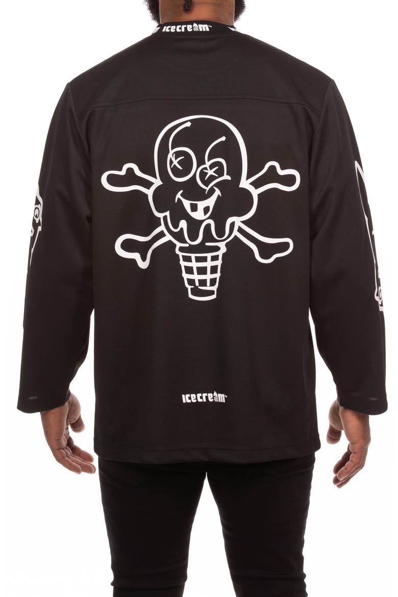 Hyperdrive Oversize Long Sleeve Graphic T-Shirt, Alternate, color, BLACK