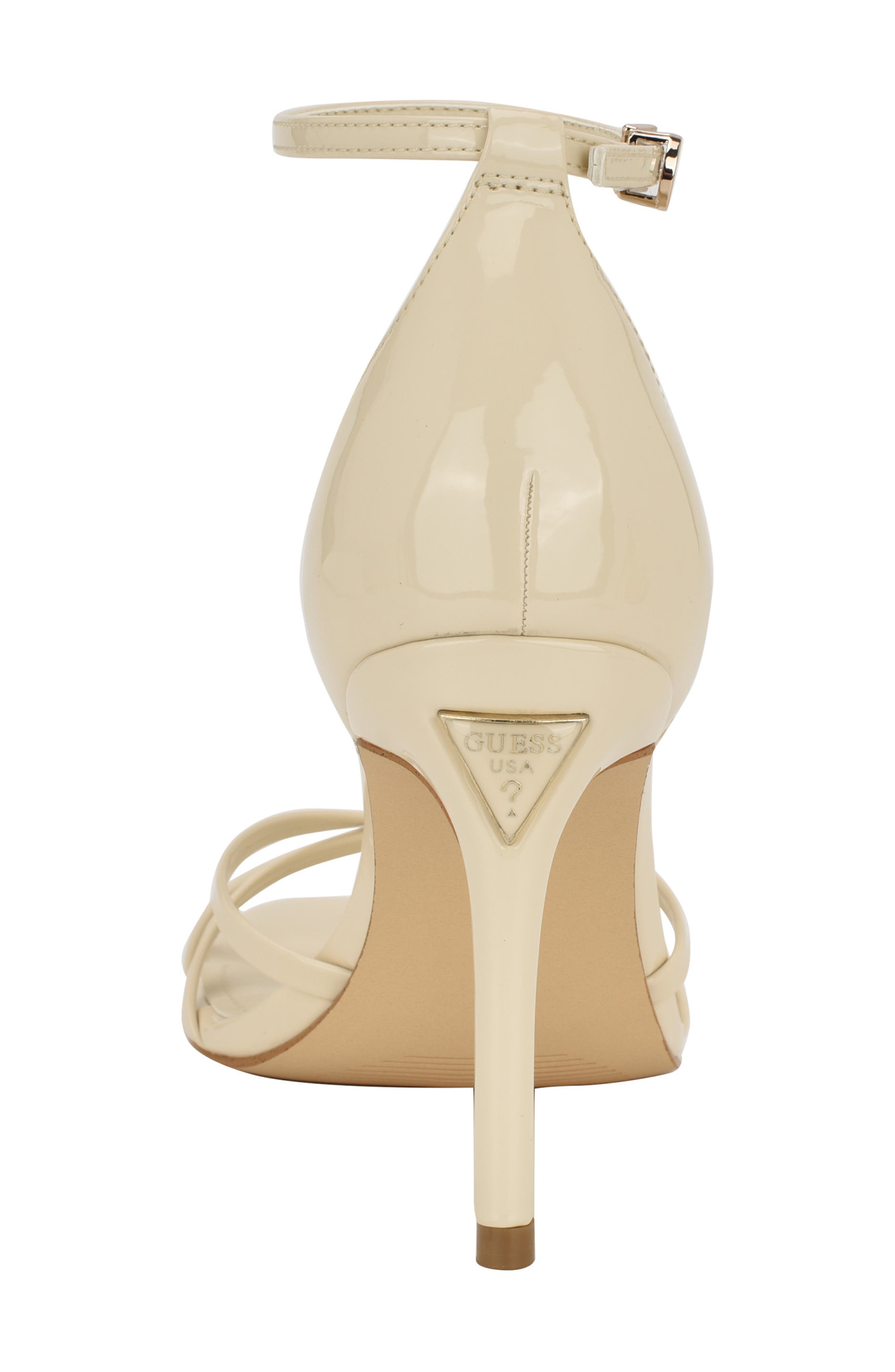 GUESS Spring Ankle Strap Sandal, Alternate, color, Ivory