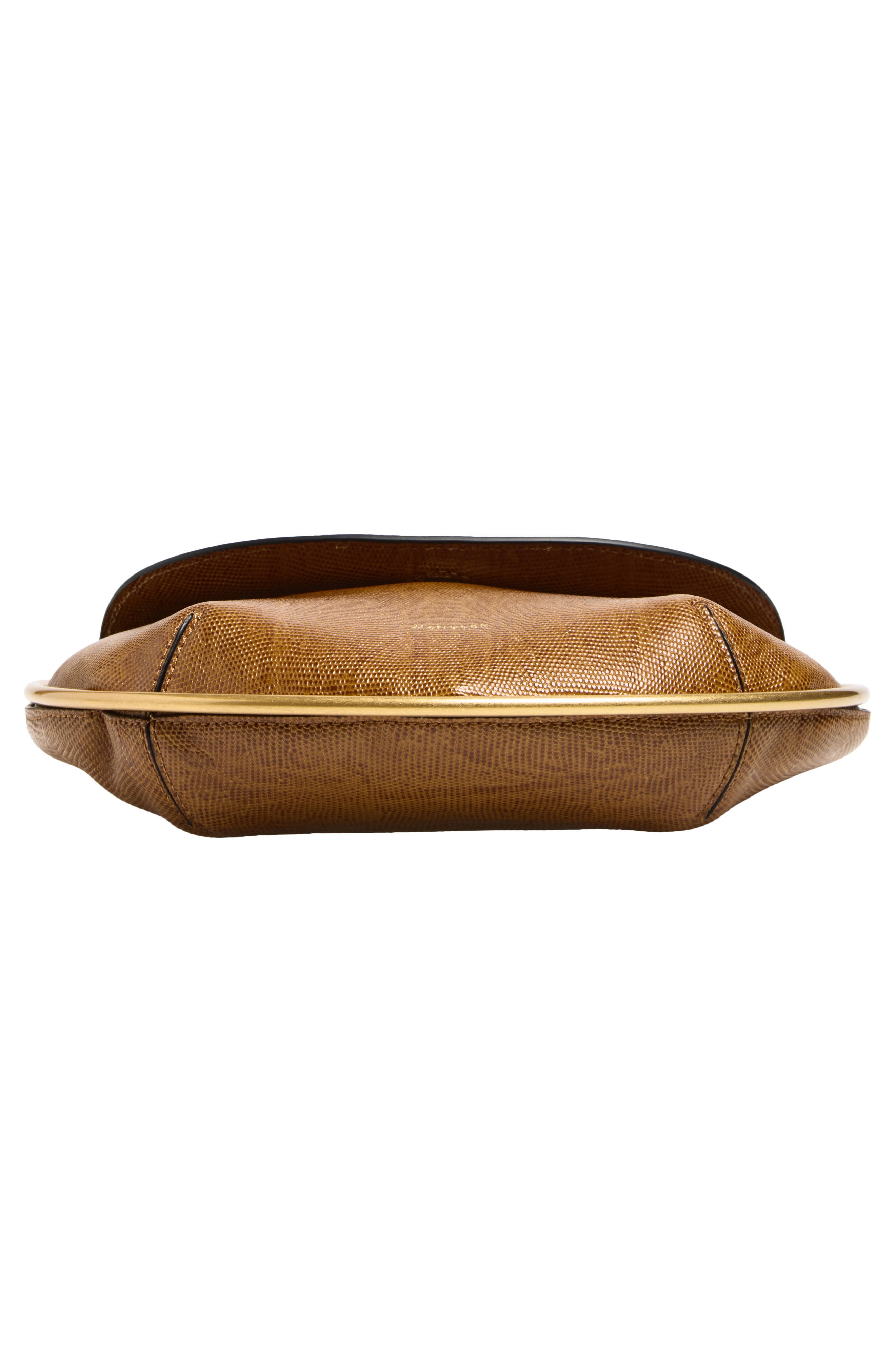 Wandler Mini Kate Lizard Embossed Leather Crossbody Bag, Alternate, color, Tabacco Lizzard 1776