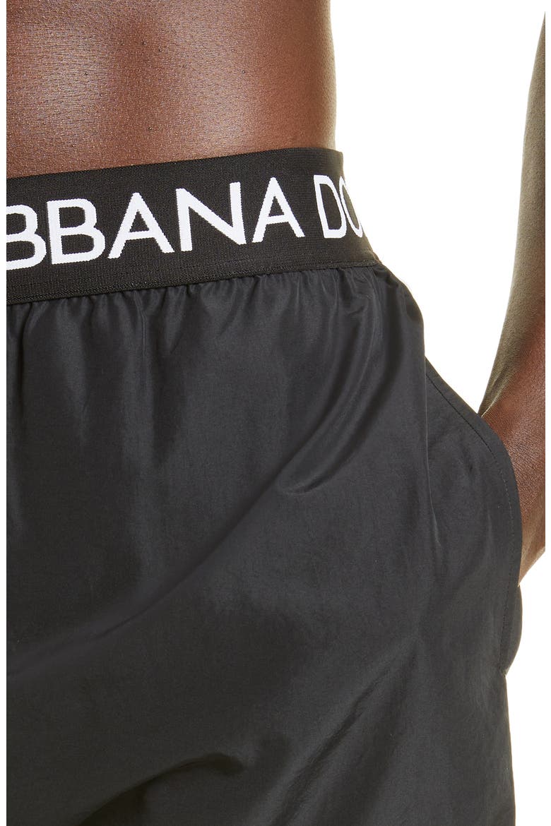 Logo Swim Trunks, Alternate, color, NERO