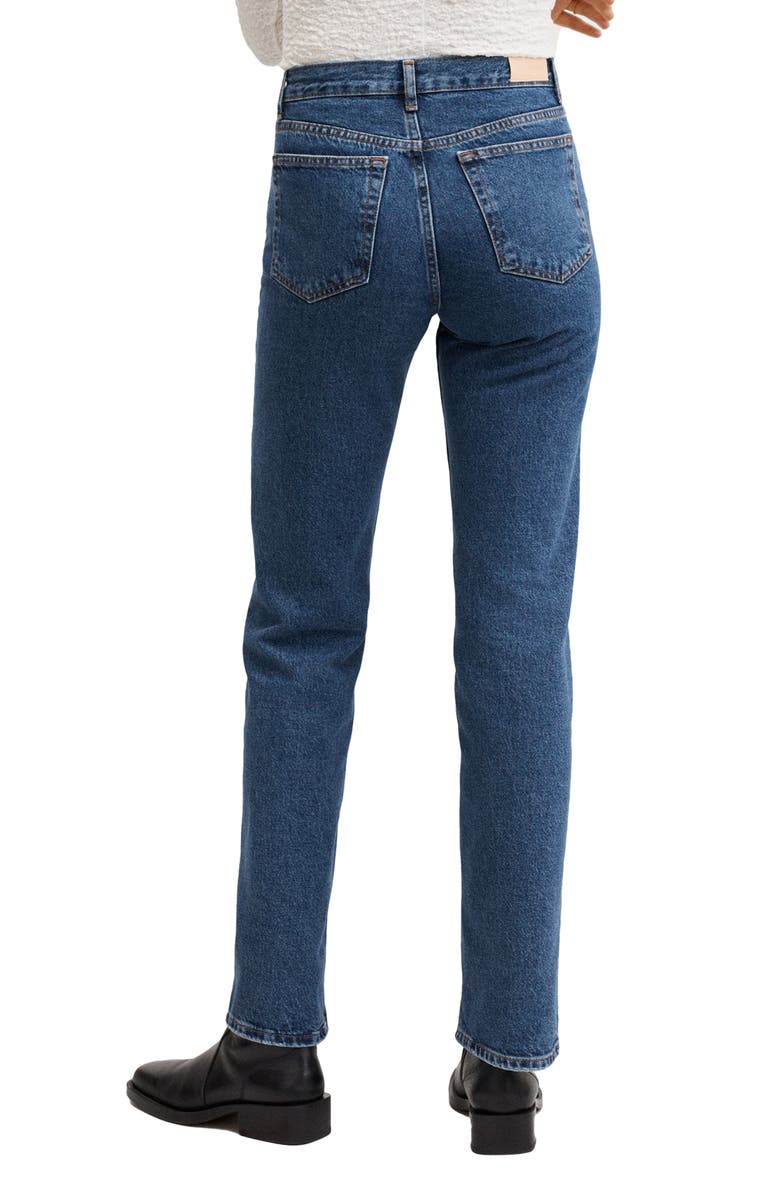 MANGO Straight Leg Jeans, Alternate, color, 