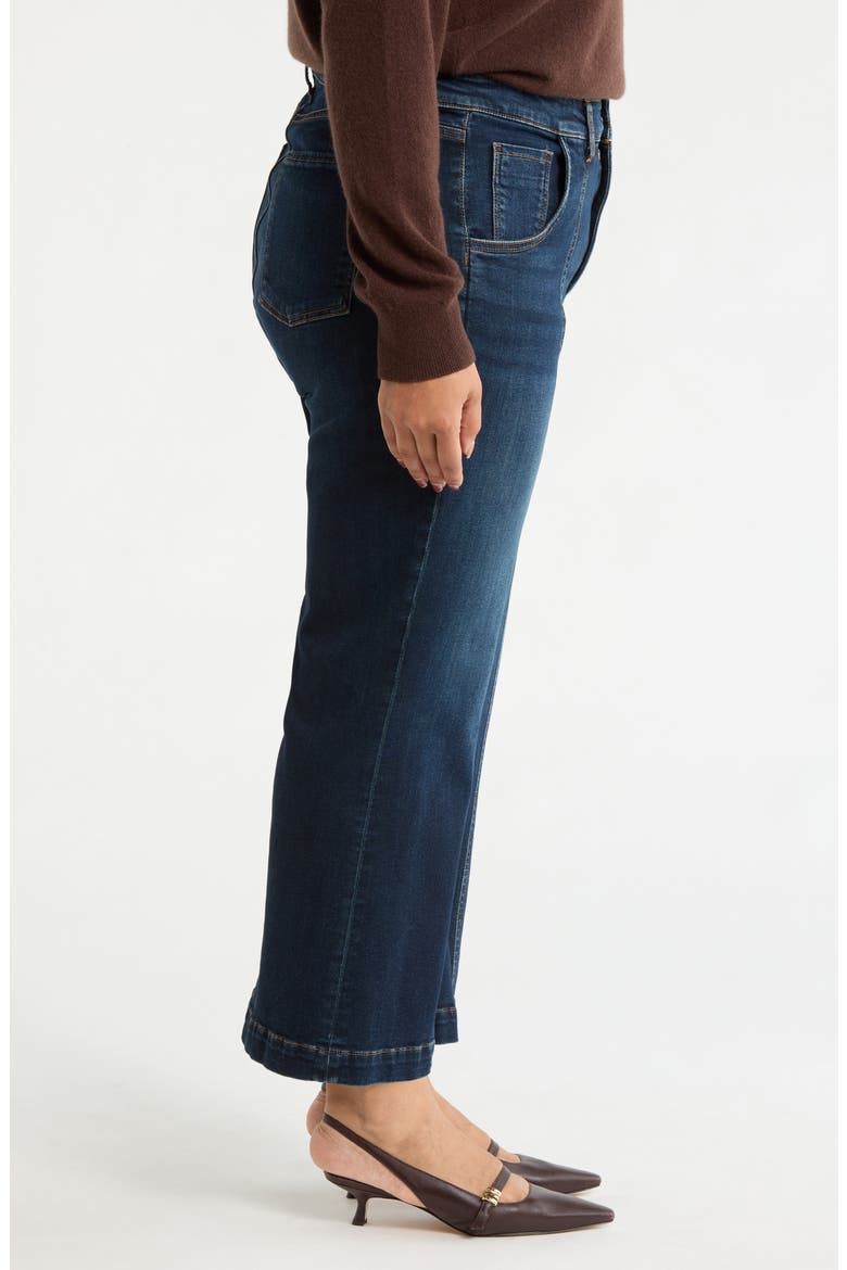Meg Seamed Fab Ab High Waist Ankle Wide Leg Jeans, Alternate, color, NOTICE