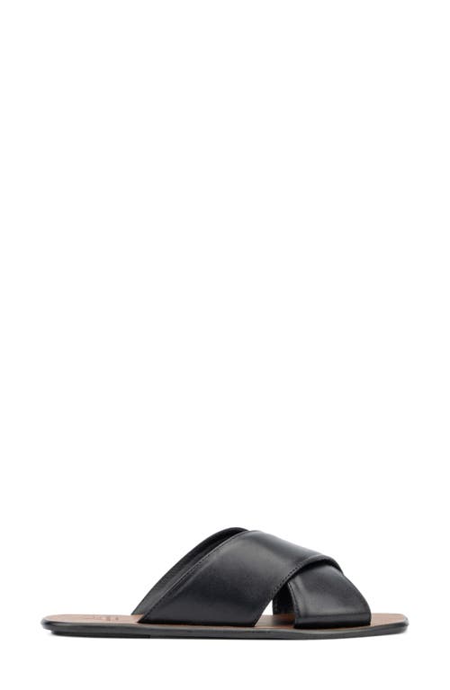 Aquatalia Britt Water Repellent Slide Sandal In Black